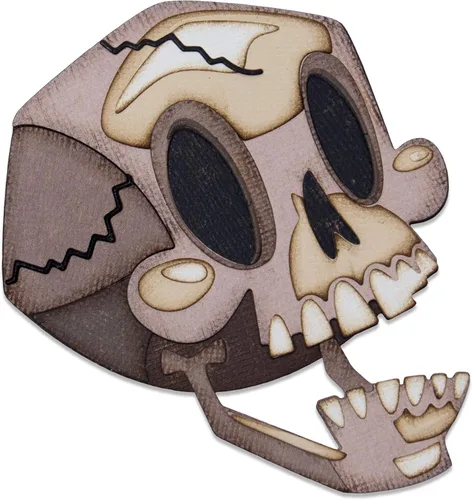 Vista 4 de Sizzix THINLITS Dies O, Día de los Muertos, Colorear