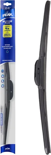 Vista 10 de PEAK Silicone Plus - Escobilla para parabrisas híbrida todo clima de 13 pulgadas, escobilla de parabrisas frontal premium de reemplazo con conector