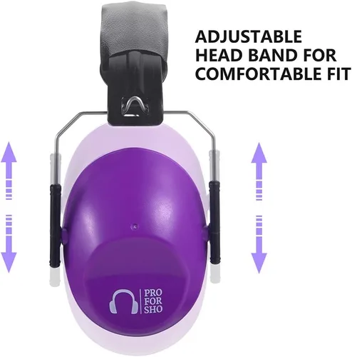 Vista 3 de Pro For Sho 34dB NRR - Orejeras de protección auditiva, NRR más alta en diseño compacto, protección auditiva para disparar, cortar y trabajar