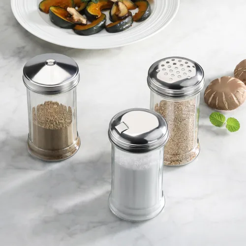 Vista 8 de New Star Foodservice Top Sugar Vertedor de 12 onzas, juego de 12 (solapa lateral)