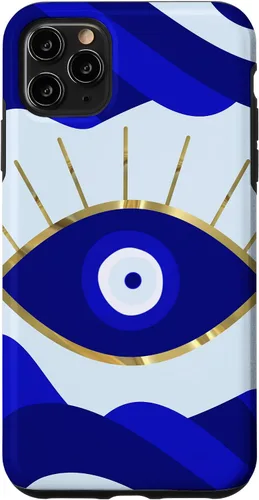 Vista 13 de Funda para iPhone 13 Pro Max Lava All Seeing Blue Evil Eye