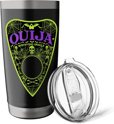 Vista 5 de Ouija Vaso aislado de acero inoxidable Planchette de Halloween