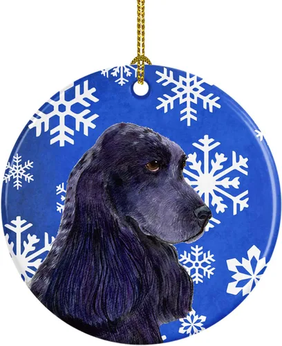 Vista 29 de Caroline's Treasures Cavalier Spaniel - Adorno de cerámica para colgar en el árbol de Navidad, para el hogar, Navidad, fiestas, regalo, 3 pulgadas
