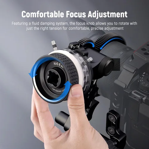 Vista 4 de NEEWER Engranaje M0.8-65T para seguimiento de enfoque, estándar 0.8 MOD y 65 dientes compatible con SmallRig Follow Focus y NEEWER Mini Follow