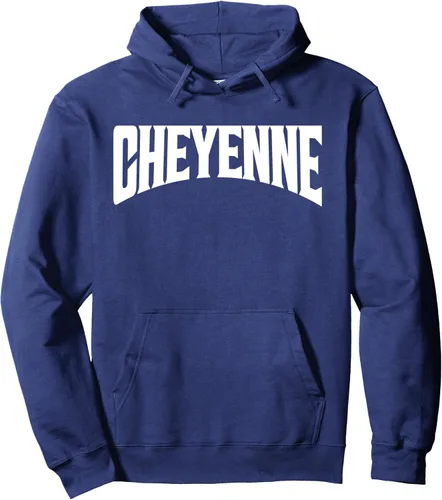 Vista 6 de Sudadera con capucha Cheyenne Wyoming, Negro, S
