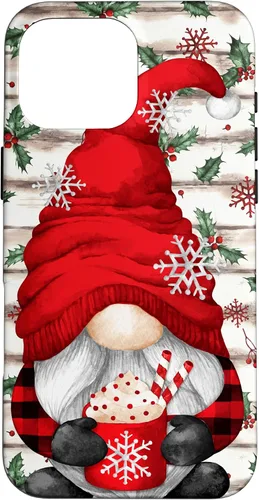 Vista 19 de Cute Christmas Gnome for Women with Hot Cocoa Mug for Xmas Case for iPhone 17