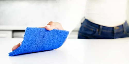 Vista 11 de Scotch-Brite Esponja de Limpieza sin Rayado, Estropajo Eficaz + Suave para Limpieza Doméstica, 48 Esponjas para Platos, Ollas y Sartenes