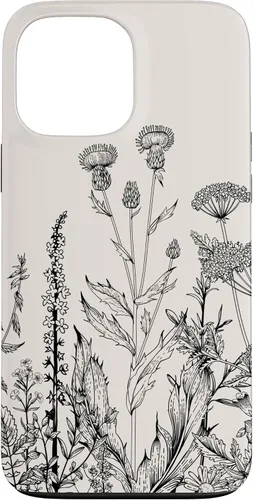 Vista 23 de iPhone 16 Cute Wildflowers Pattern Design Floral Case