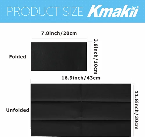 Vista 6 de KMAKII Servilletas desechables negras para cena, servilletas de tela como servilletas de papel de lino, toallas de mano de papel para baño, bodas