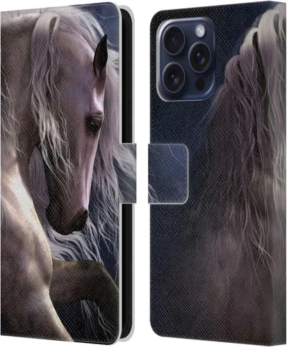 Vista 155 de Head Case Designs Officially Licensed Laurie Prindle A Morgan Christmas Western Stallion Leather Wallet Case Compatible with Samsung Galaxy A07 4G