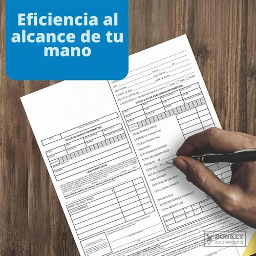 Vista 7 de Formularios de acuerdo de compra de vehículos (2 partes) (100 por paquete)