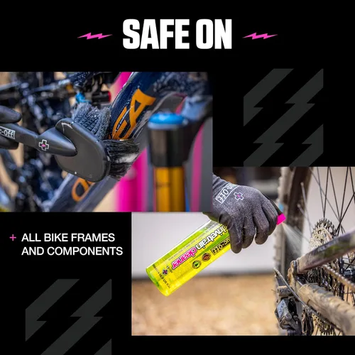 Vista 5 de Muc Off Ultimate - Kit de limpieza para bicicletas, kit imprescindible para limpiar, proteger y lubricar tu bicicleta, incluye limpiador