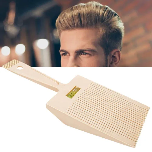 Vista 5 de Peine guía superior plano, peine herramienta de peluquería accesorio de peluquería máquina para hombres y niñas corte de pelo