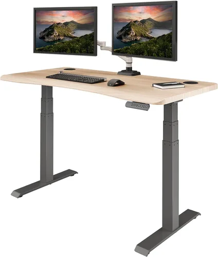 Vista 10 de Vari Ergo - Escritorio eléctrico de pie, 54 x 26 pulgadas, negro/pizarra