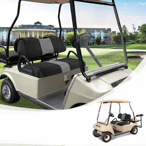 Vista 9 de Fundas de Asiento Delantero para Carrito de Golf Compatibles con Yamaha G29 Drive/Drive 2, Funda de Asiento Ajustable Lavable y Transpirable