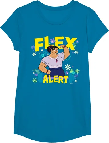 Vista 40 de Disney Encanto Luisa Madrigal Flex Alert Camiseta, Negro