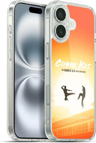 Vista 204 de Head Case Designs Funda de gel suave con licencia oficial de Cobra Kai Gold Medal Graphics compatible con Apple iPhone 7 Plus/iPhone 8 Plus