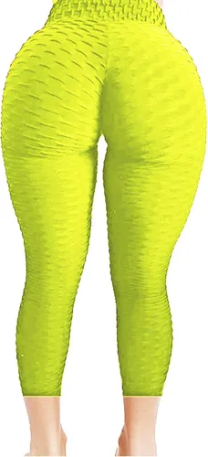 Vista 119 de SEASUM - Pantalones de yoga de cintura alta para mujer, con control de abdomen y realce de glúteos, leggings favorecedores para entrenar y correr
