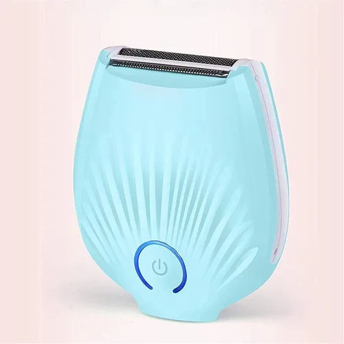 Vista 8 de Maquinillas de afeitar eléctricas para mujer, para axilas, cara, piernas, brazos y bikini, recortadora de bikini recargable e impermeable