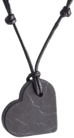 Vista 4 de Keled Rocks Shungite Pendant Necklace Raw Stone