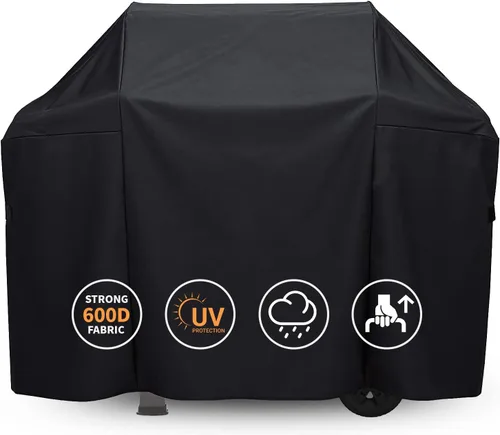 Vista 9 de Grisun 7138 Premium Grill Cover 48 pulgadas para Weber Spirit II 200, Spirit 210 Series, cubierta impermeable antidecoloración para parrilla de gas