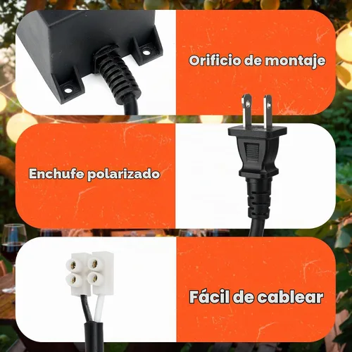 Vista 2 de onlyfire - Transformador de paisaje impermeable de 60 W, 110/120 V a CA 12 V/5 A