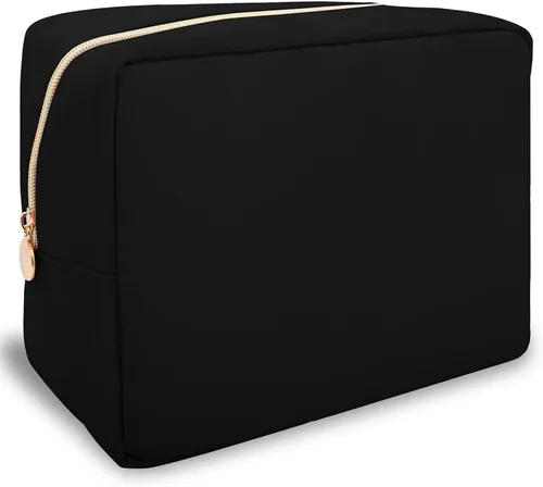 Vista 112 de izuzta Nylon Lager Pequeño Slim Mini Maquillaje Bolsa Organizador, Beige, Viajes