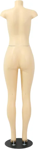 Vista 4 de Maniquí femenino de cuerpo completo de 63 pulgadas, maniquí de exhibición de estilo brasileño con base de metal para tiendas de ropa al por menor