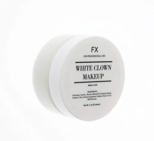 Vista 2 de Maquillaje de pintura facial de payaso blanco - 2oz