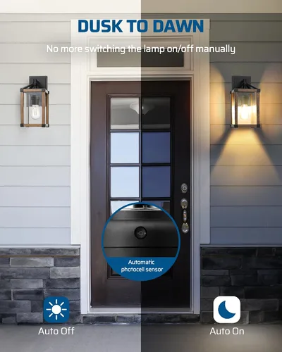 Vista 2 de DEWENWILS Enchufe con Sensor de Luz, Adaptador de Enchufe de Luz del Atardecer al Amanecer, Rotación del Sensor 360°, Enchufes de Bombilla E26/E27