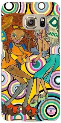 Vista 26 de MSOJ1C-ABWH-151-M827 Cute Dancers, Circle and Yellow Back Design by Artwork/for Xperia J1 Compact D5788/MVNO Smartphone (SIM Free Device)