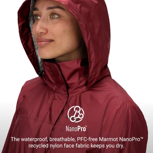 Vista 3 de Marmot womens Women's Precip Eco Waterproof Rain Jacket
