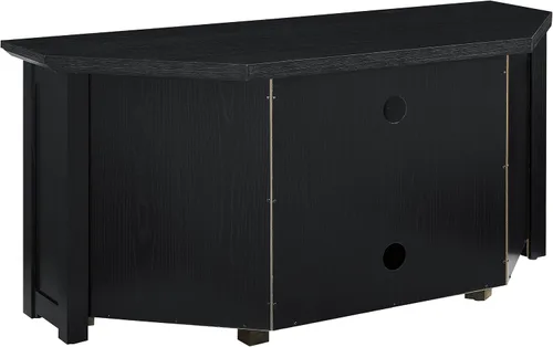 Vista 9 de Crosley Furniture Camden - Soporte esquinero para TV de más de 50 pulgadas, centro de entretenimiento con estantes de almacenamiento, color negro