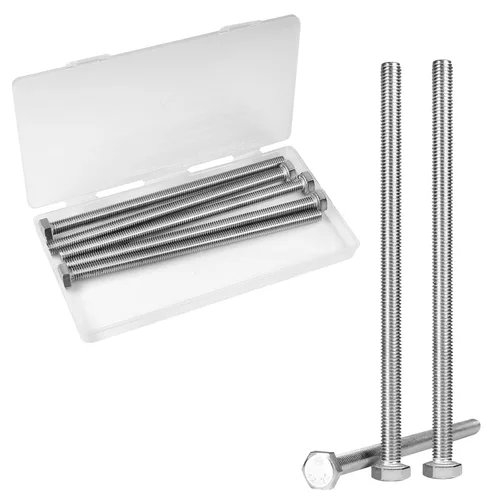 Vista 17 de 25 Piezas M6 Tornillos Hexagonales M6-1.0 x 16mm Tornillo de Cabeza Hexagonal 304 Acero Inoxidable M6-1.0mm Tornillos Hexagonales Tornillos