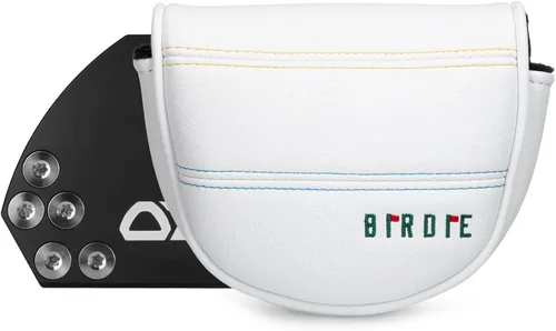 Vista 15 de Fundas para Palos de Golf Bordado Elegante Cuero Premium Birdie Golf Funda para Driver Funda Híbrida para Fairway Funda para Putter Blade Funda
