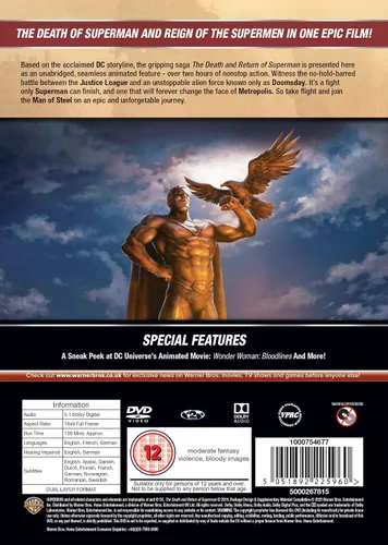 Vista 3 de The Death and Return of Superman DVD 2020