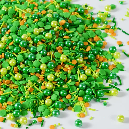 Vista 7 de Gránulos comestibles de Nonpareils azules y blancos de 2mm, mini perlas para decorar pasteles, caramelos de azúcar, galletas, magdalenas