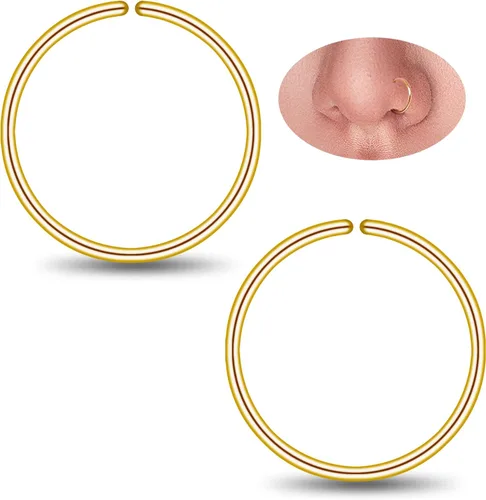 Vista 83 de Small Gold or Sterling Silver Huggie Hoop Earrings for Women Cartilage Nose Helix Tragus