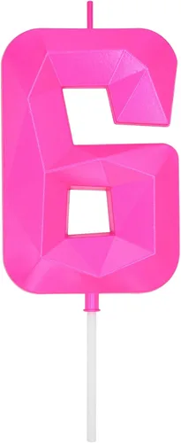 Vista 68 de DERVENTA Vela Grande de Cumpleaños Número 3D Verde Luminoso de 3.7 Pulgadas Celebración de Fiesta Aniversario Decoración Adorno para Pastel 1 Pieza