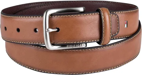 Vista 2 de Tommy Hilfiger Cinturón de mezclilla casual para hombre con hebilla de arnés clásica