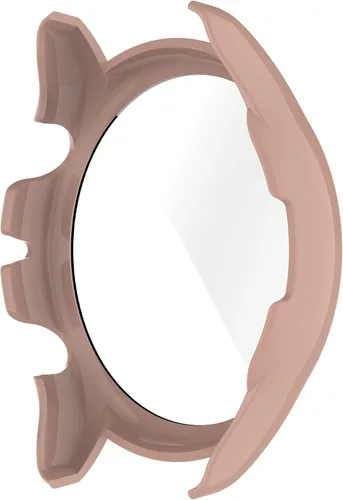 Vista 9 de Funda compatible con Amazfit GTR 3 Pro/GTR 3, protector de pantalla delgado de PC [marco de color de metal chapado] [cobertura completa 3D]