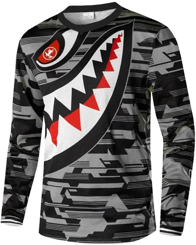 Vista 10 de UGLY FROG Powersports-Jerseys Camisa de descenso para hombre, ropa de verano, gran