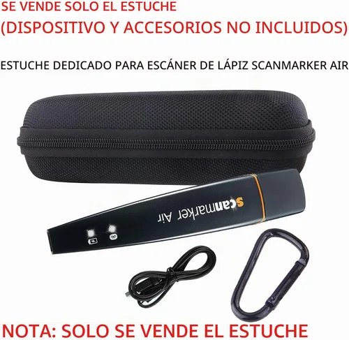 Vista 7 de Estuche rígido EVA dedicado para Scanmarker Air Pen Scanner OCR Digita Highlighter y Reading Pen Case