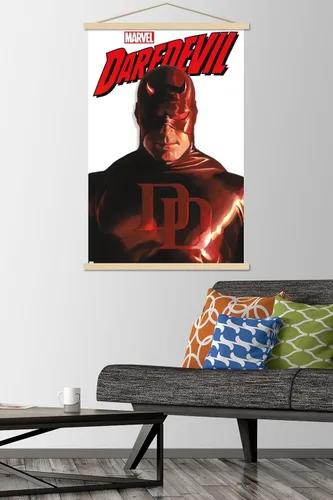 Vista 2 de Trends International Marvel Comics Daredevil - Póster de pared de la serie de características, 22.37 x 34.00 pulgadas, paquete de impresión premium