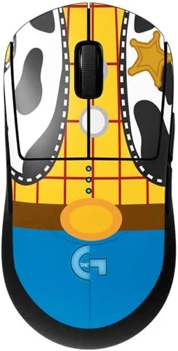 Vista 12 de Skinit Calcomanía de otra piel compatible con el mouse inalámbrico G Pro para juegos, diseño oficial de Disney Toy Story Sheriff Woody