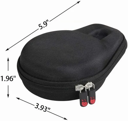 Vista 7 de Hermitshell Funda de viaje para altavoz Bluetooth inalámbrico JBL Clip 3 portátil impermeable (Negro)