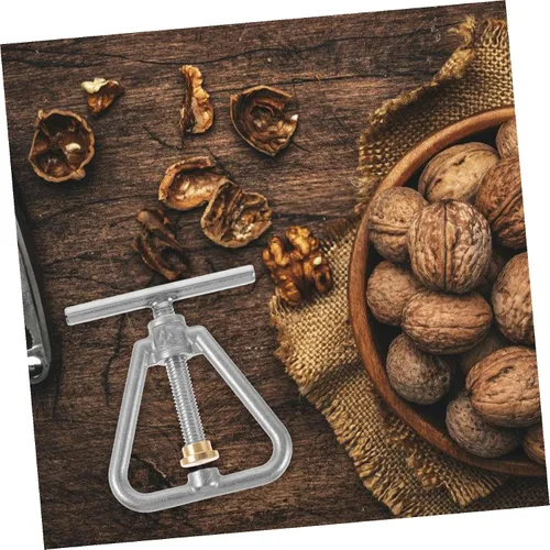 Vista 6 de Nut Cracker - Herramienta de cascanueces de acero inoxidable para nuez, avellana, almendras, nueces de nuez y nueces, nueces de nuez
