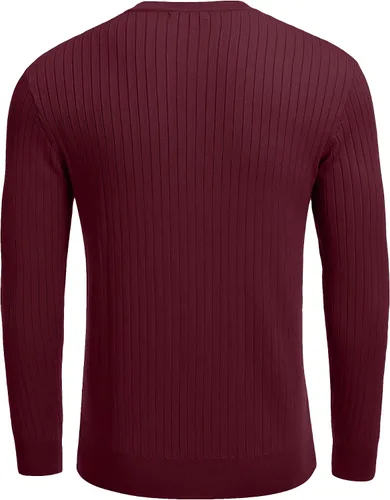 Vista 35 de COOFANDY Suéter de punto Henley para hombre, manga larga, con botones, ligero, para otoño, ajustado, acanalado