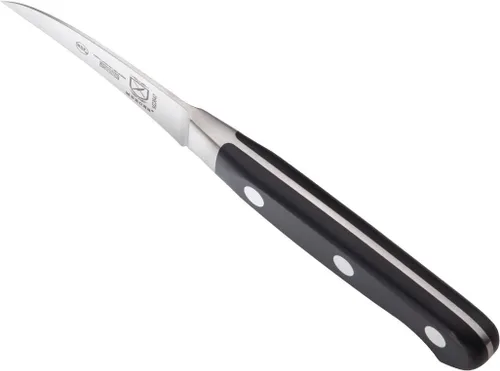 Vista 4 de Cuchillo de chef, Mercer Culinary Renaissance, forjado de 8 pulgadas, cuchillo de pelar forjado 63.5 cm , 2.5", Negro