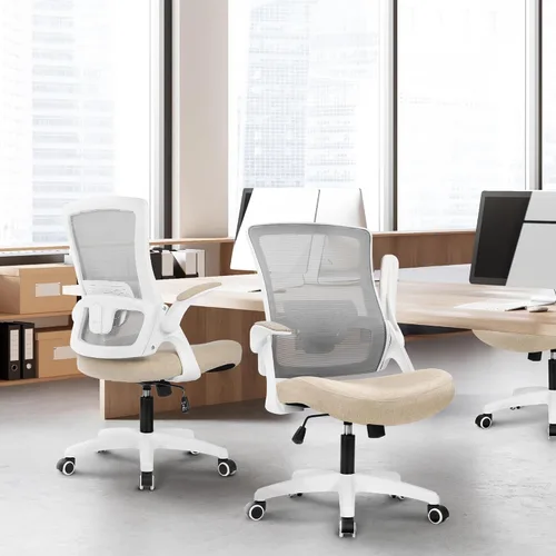 Vista 9 de NEO CHAIR Silla de escritorio para oficina y computadora de respaldo alto de malla, asiento para juegos ergonómico ajustable, cómodo